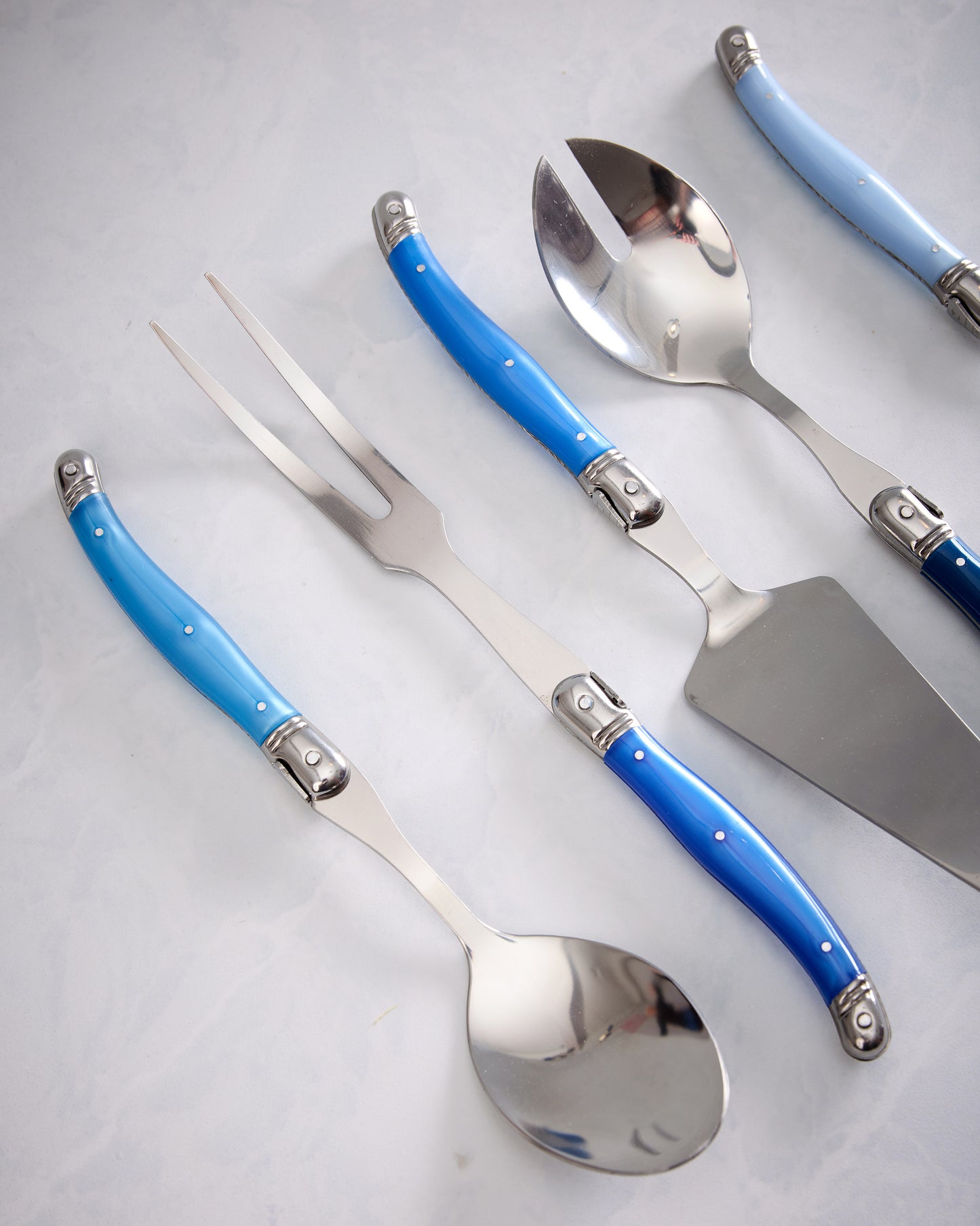 French Home - Laguiole - French Home Laguiole 5 Piece Hostess Set - Shades of Blue - Printfresh