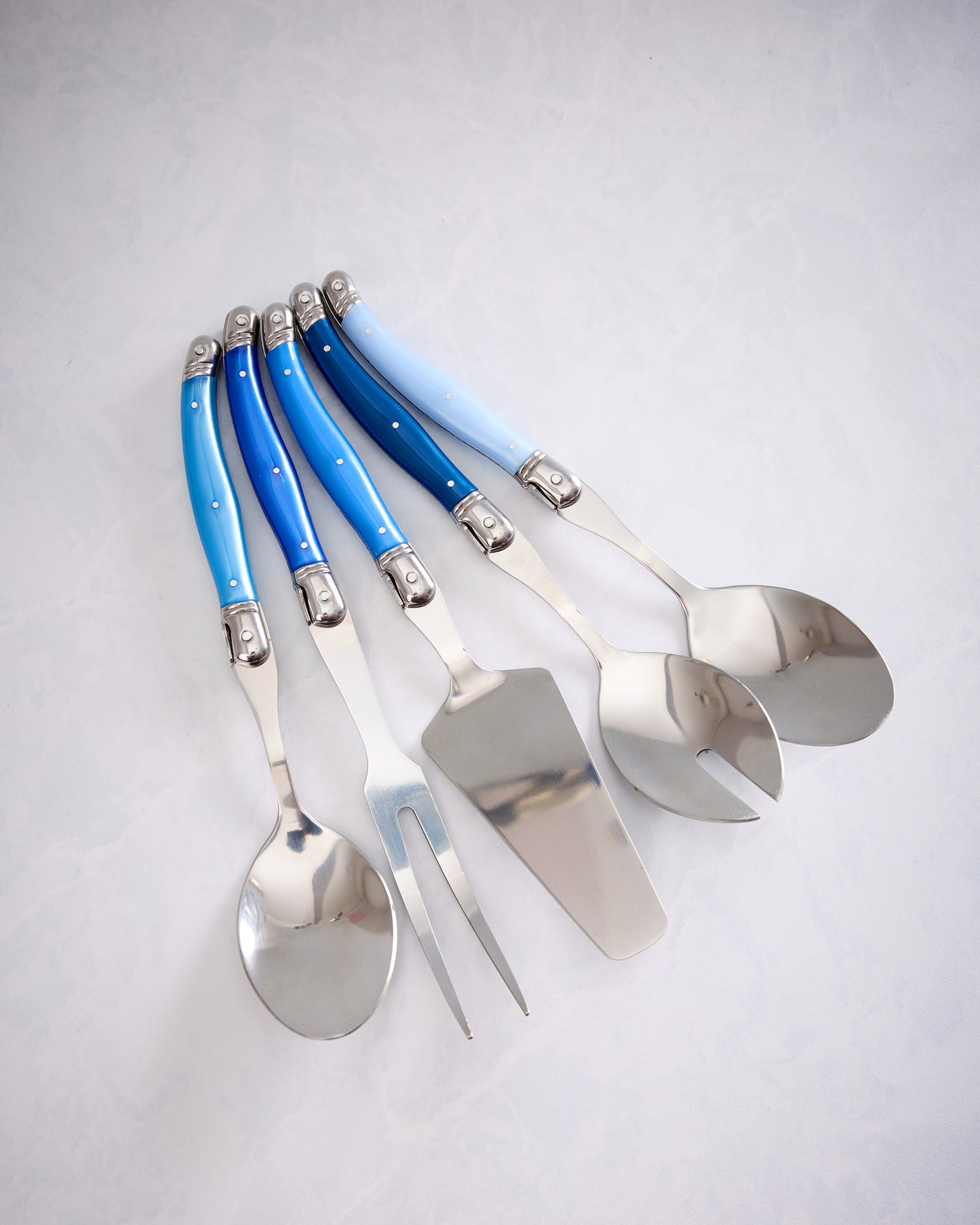 French Home - Laguiole - French Home Laguiole 5 Piece Hostess Set - Shades of Blue - Printfresh