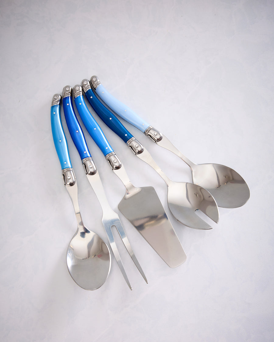 French Home - Laguiole - French Home Laguiole 5 Piece Hostess Set - Shades of Blue - Printfresh