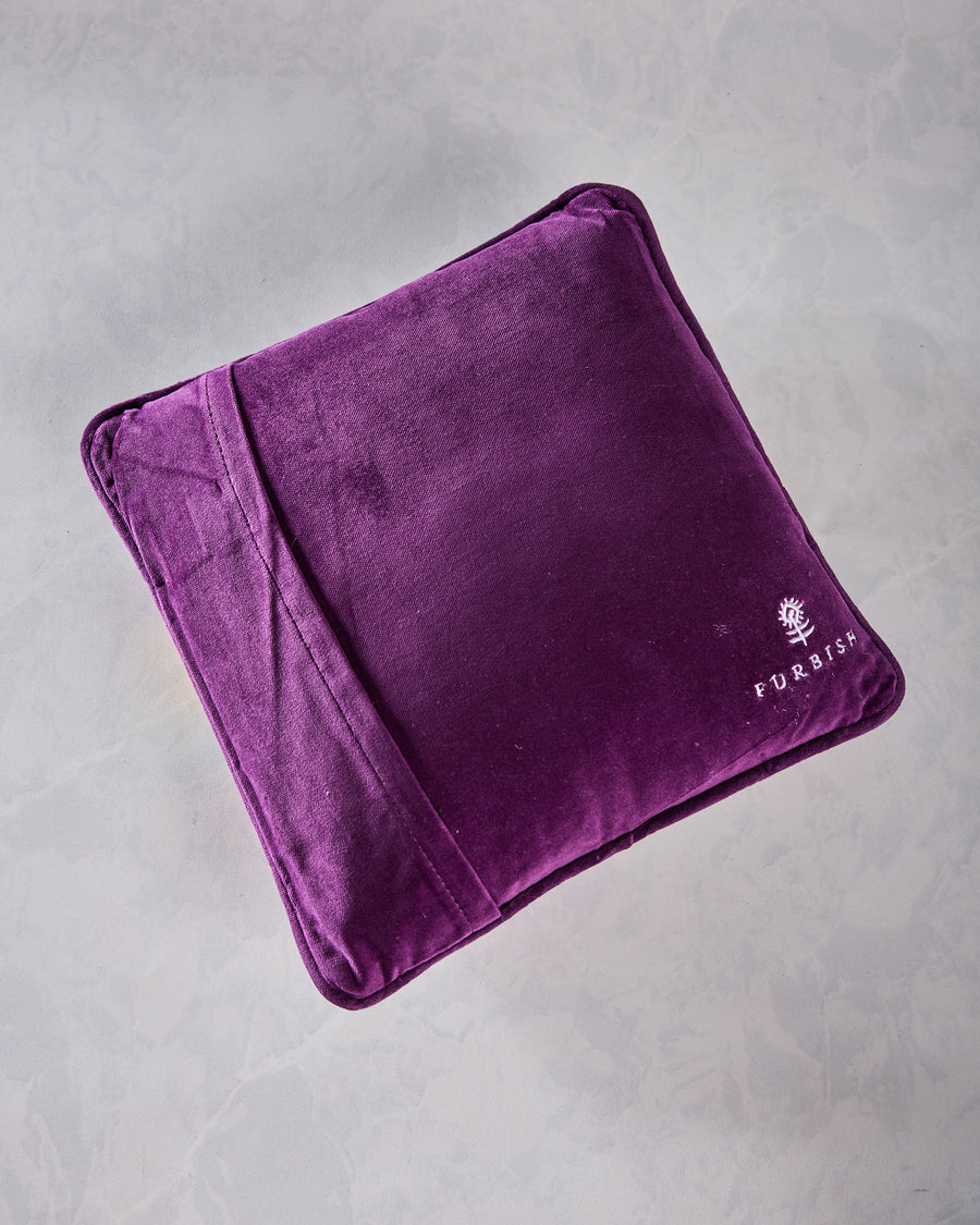 Multi - Flowers Needlepoint Pillow - Furbish - Printfresh