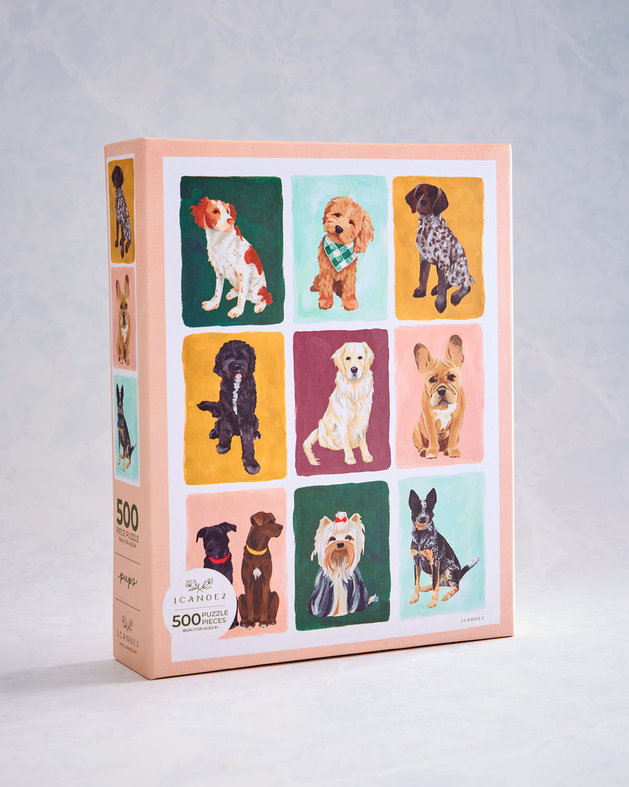Dogs Combo - Furry Friends Dogs Grid Puzzle - 1Canoe2 - Printfresh