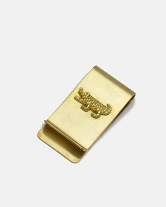 Gold - Crocodile Money Clip - Curated Basics - Printfresh