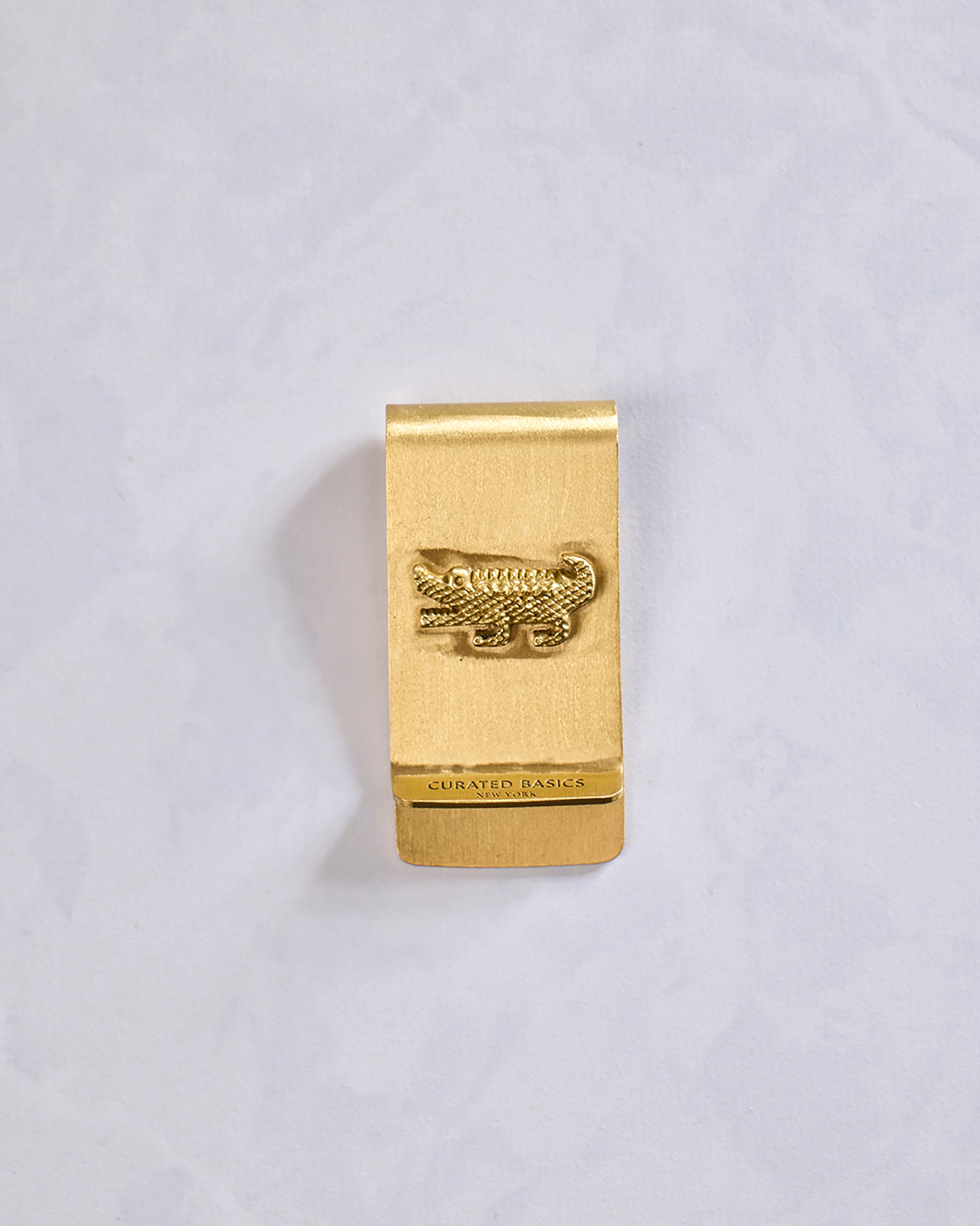 Gold - Crocodile Money Clip - Curated Basics – Printfresh
