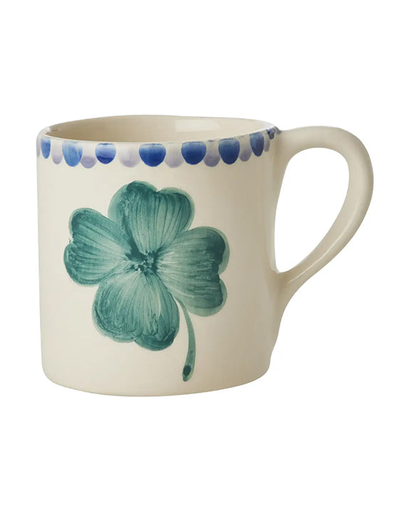 Green Combo - Hand Painted Ceramic Clover Mug - RicebyRice - Printfresh