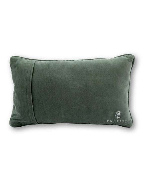 Green Combo - Make it a Double Needlepoint Pillow - Furbish Studio - Printfresh