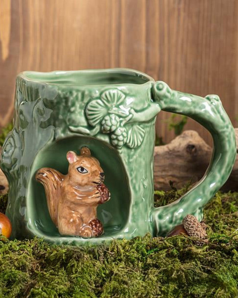 Green Combo - Squirrel Mug - Abbott