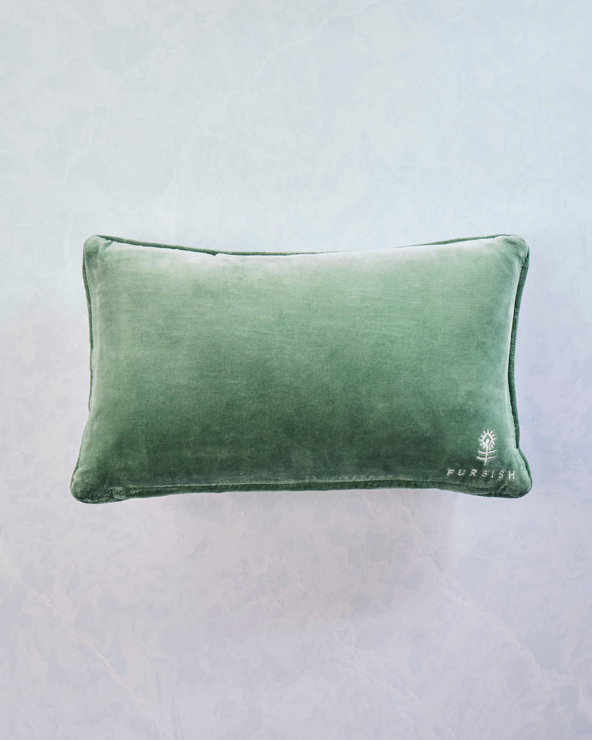 Green Combo - Make it a Double Needlepoint Pillow - Furbish Studio