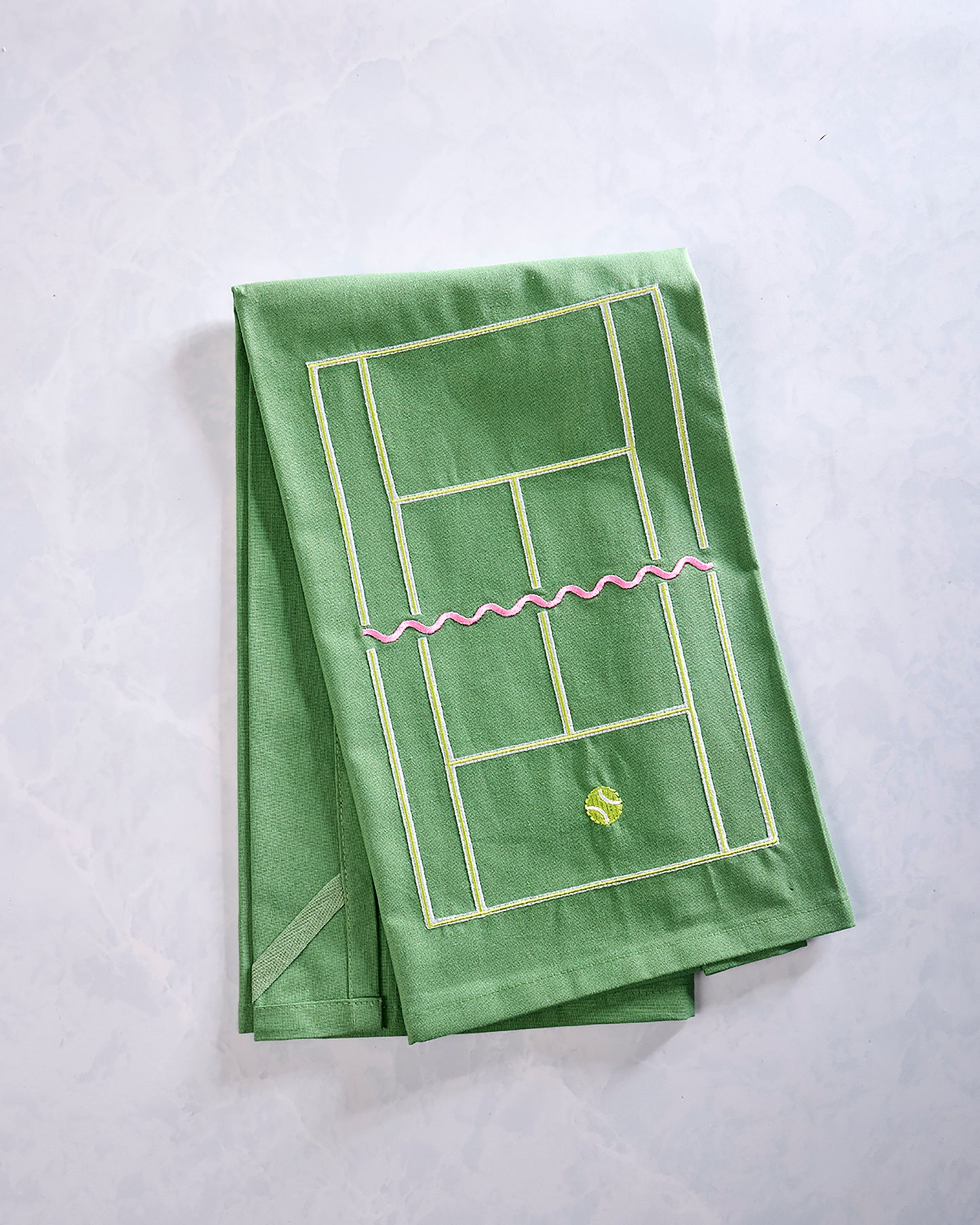 Green Combo - Tennis Time Teal Towel - Lynen