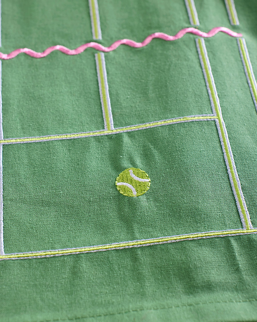 Green Combo - Tennis Time Teal Towel - Lynen