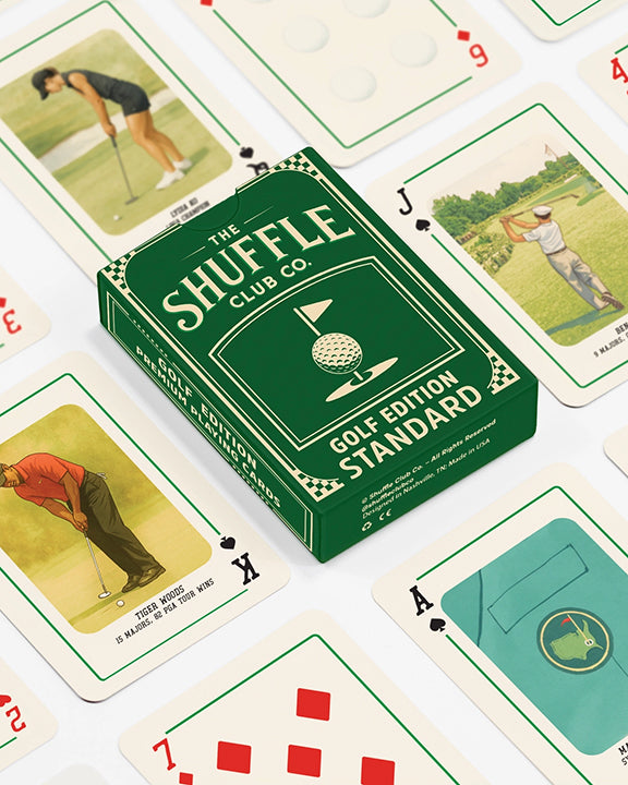 Green - Legendary Courses Playing Cards - Shuffle Club Co - Printfresh