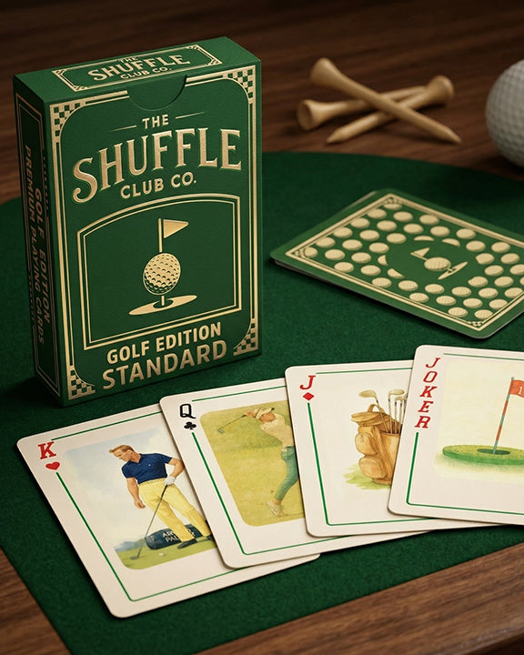 Green - Legendary Courses Playing Cards - Shuffle Club Co - Printfresh