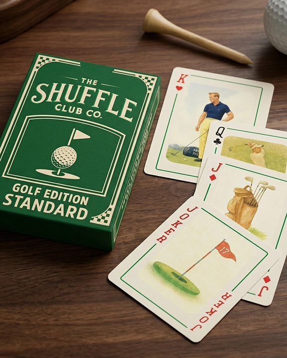Green - Legendary Courses Playing Cards - Shuffle Club Co - Printfresh