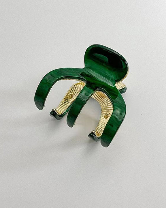 Green - Small Hair Claw  - LadyJuneAccessories - Printfresh