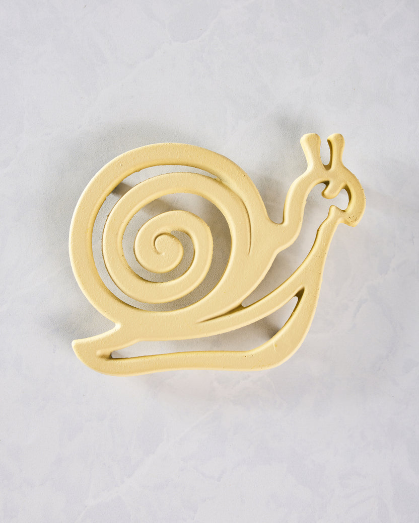 Soft Yellow Combo - Snail Trivet - Hazel Mazel - Printfresh
