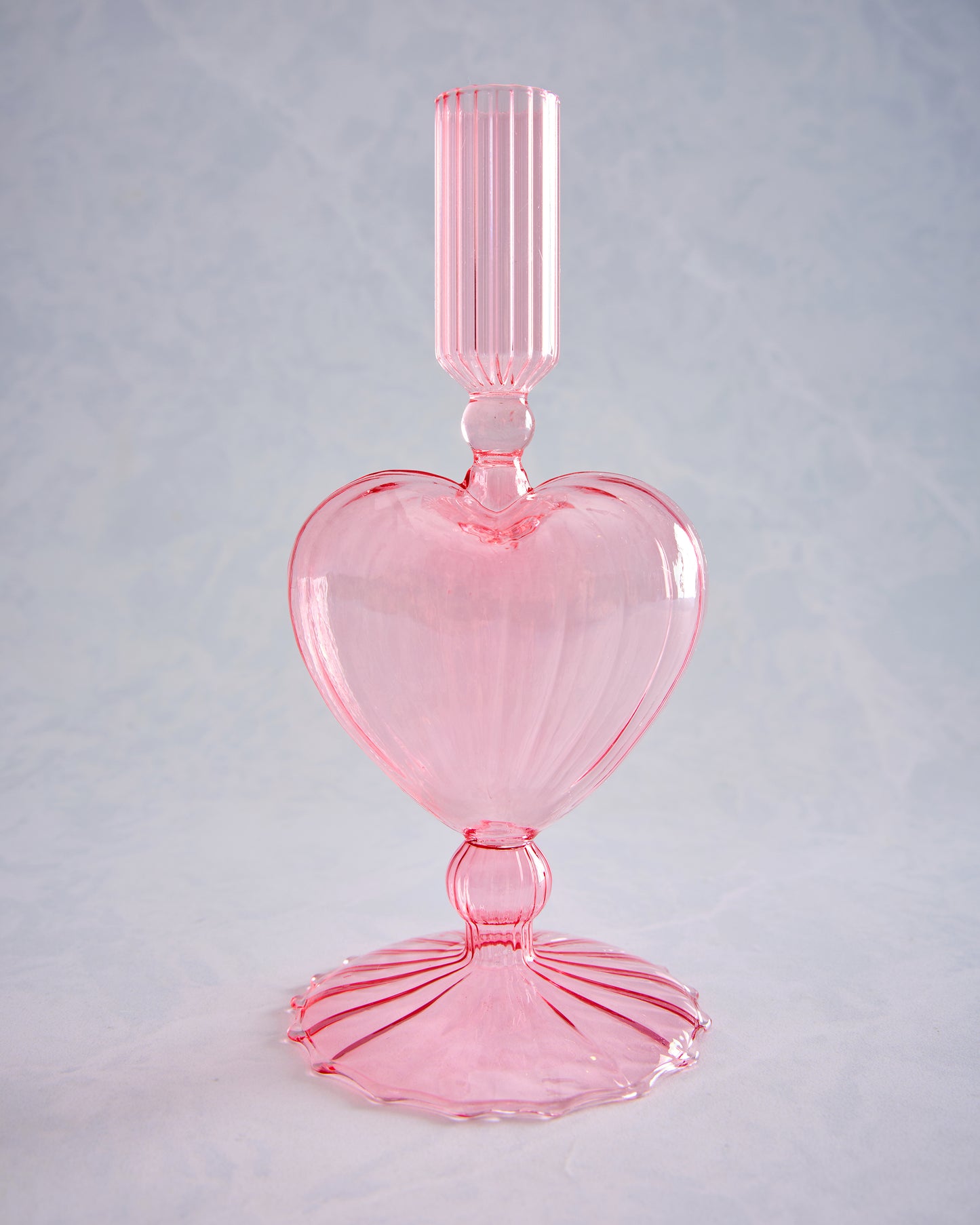 Abbott - Heart Taper Holder - Pink - Printfresh