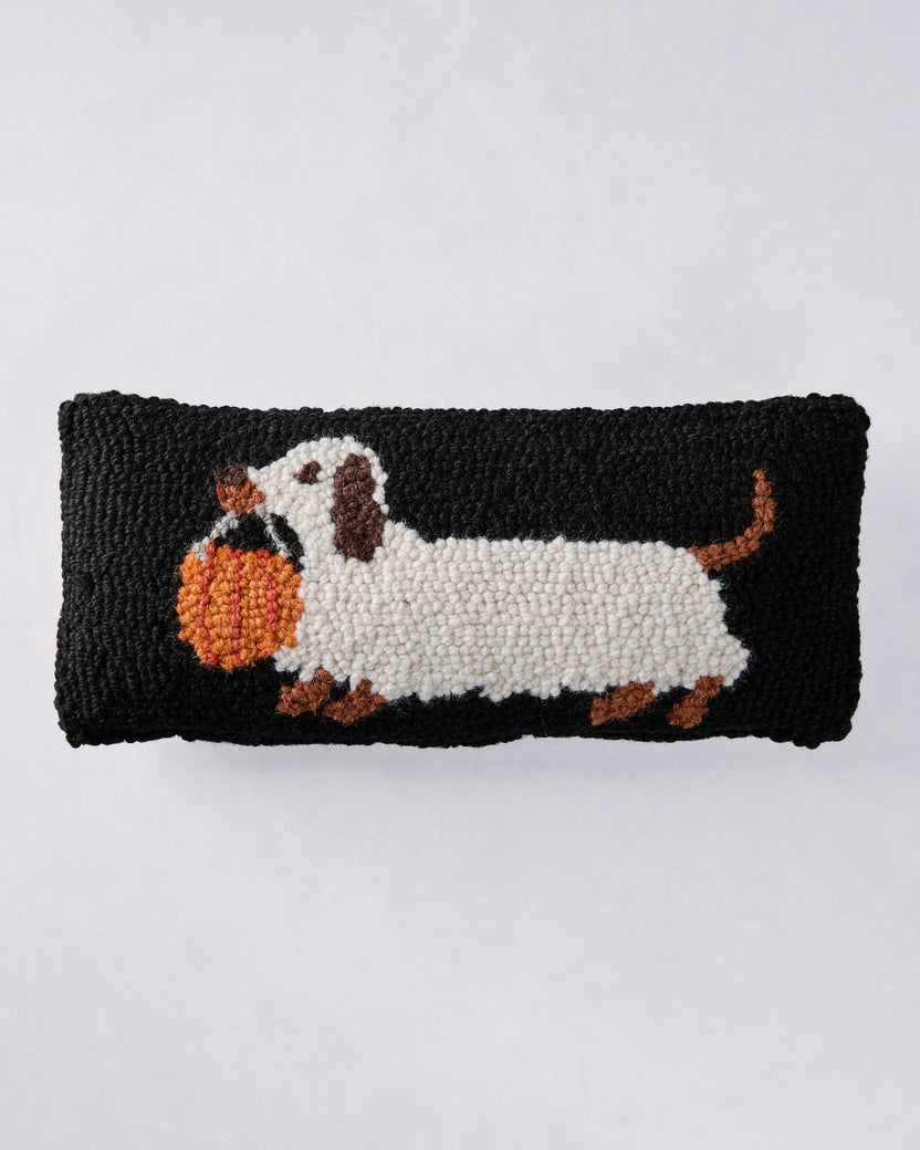 Black Combo - Halloween Dachshund Hook Pillow - Peking Handicraft