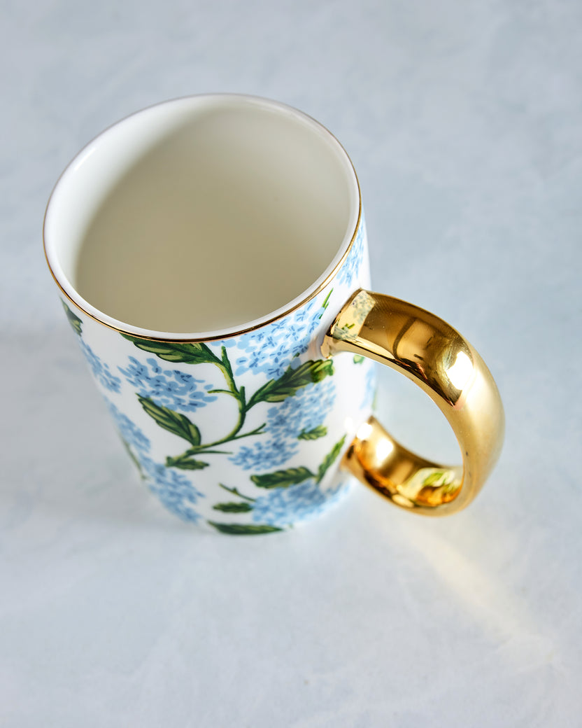 Blue Combo - Hydrangea Porcelain Mug - Rifle Paper Co - Printfresh