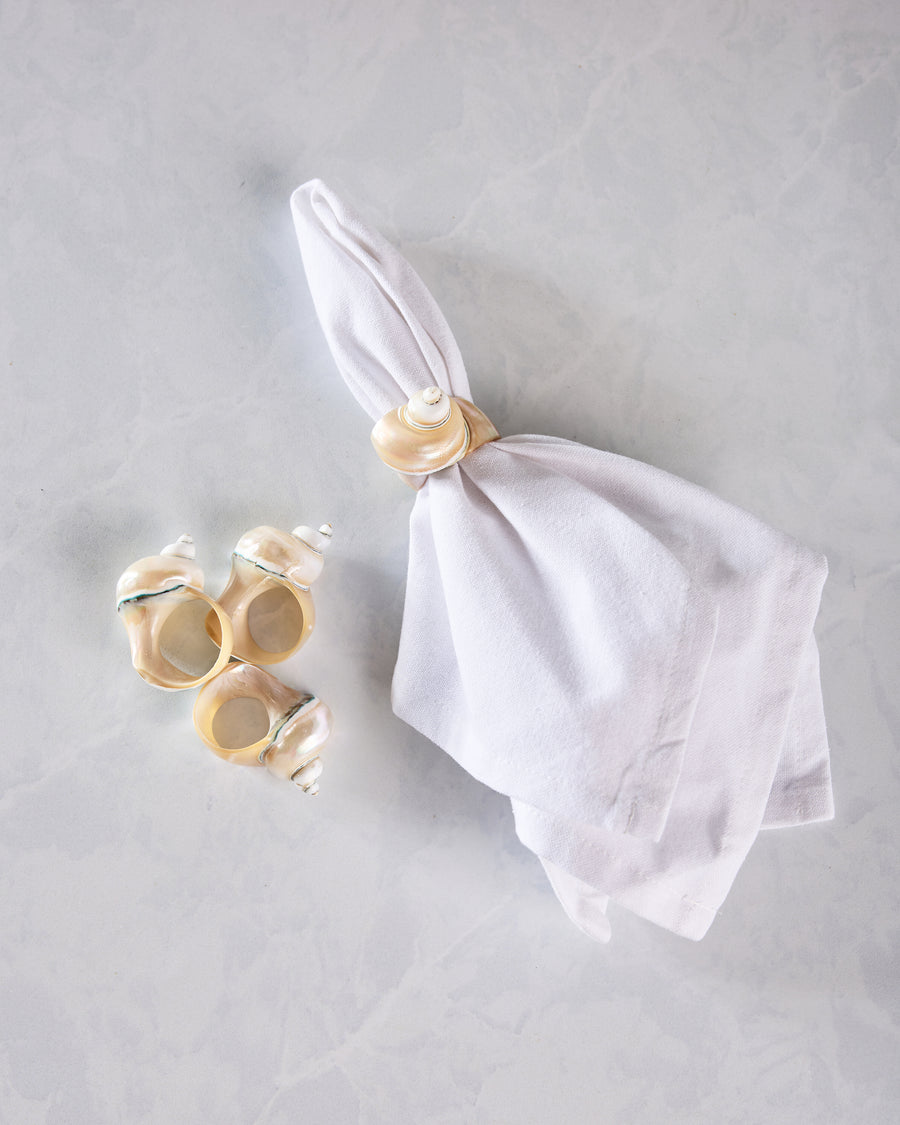 Shell - Seashell Napkin Rings Set of 4 - Inner Child - Printfresh