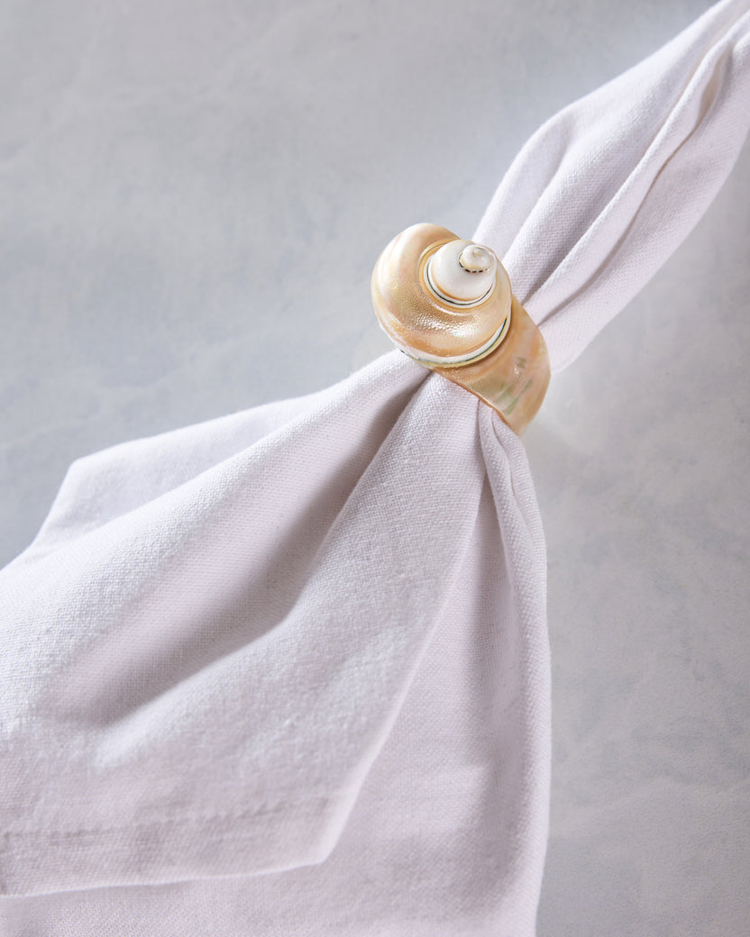 Shell - Seashell Napkin Rings Set of 4 - Inner Child - Printfresh