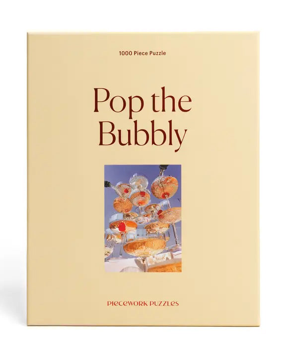 Ivory Combo - Pop the Bubbly - 1000 Piece Puzzle - Piecework - Printfresh