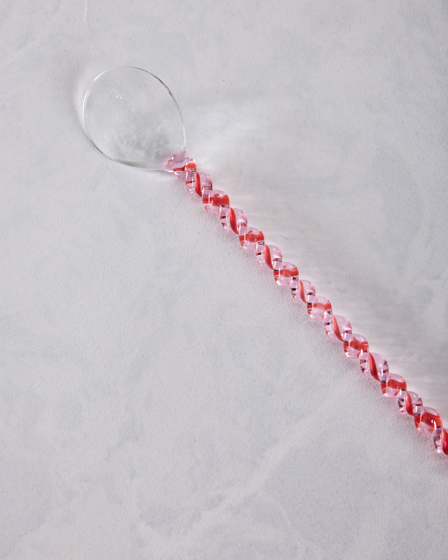 Clear/Swirl - Glass Stirring Spoon - Kessellate - Printfresh