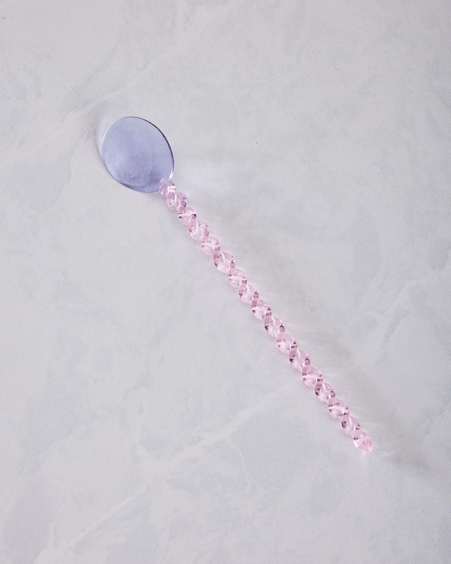 Lilac/Pink - Glass Stirring Spoon - Kessellate - Printfresh