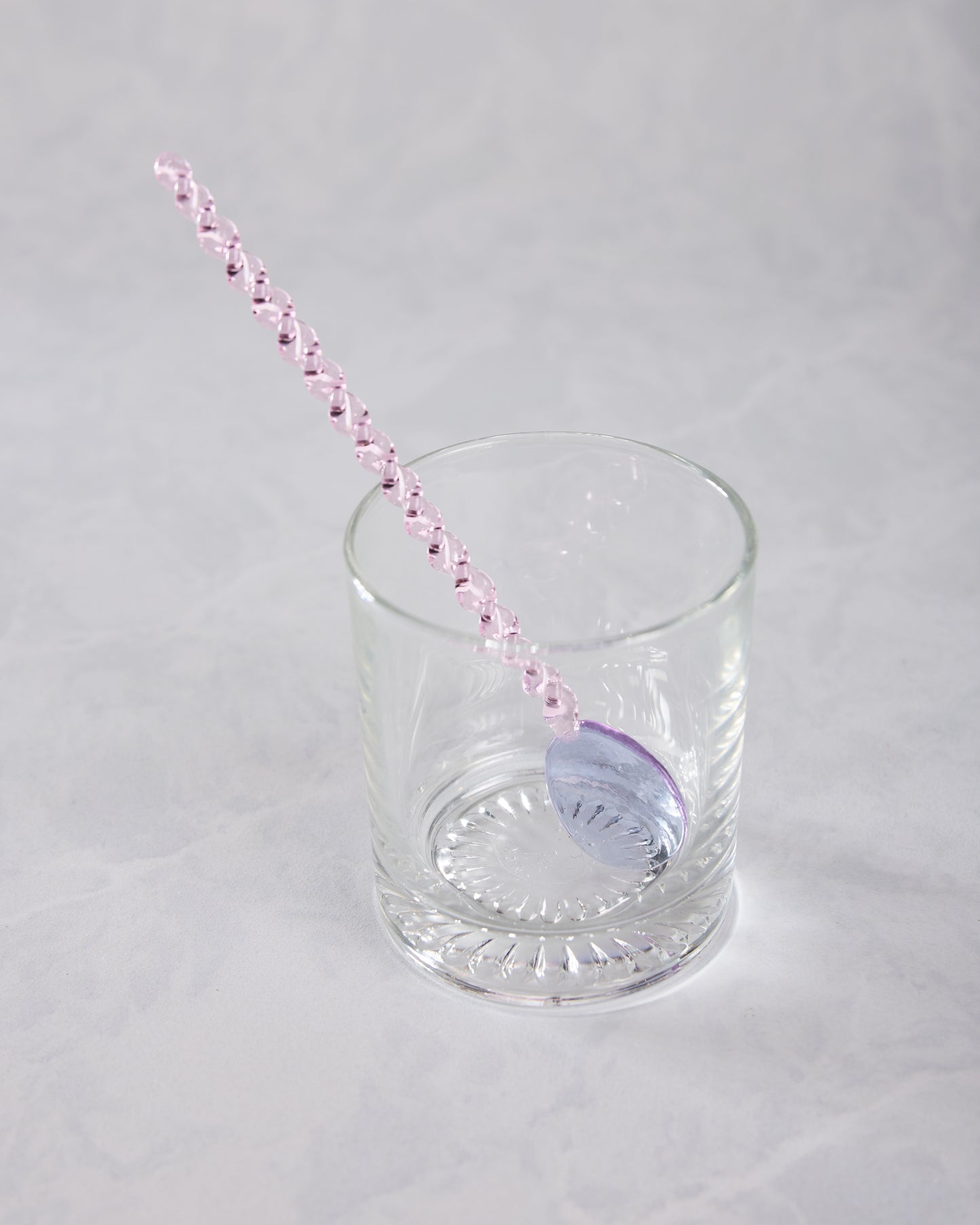 Lilac/Pink - Glass Stirring Spoon - Kessellate - Printfresh