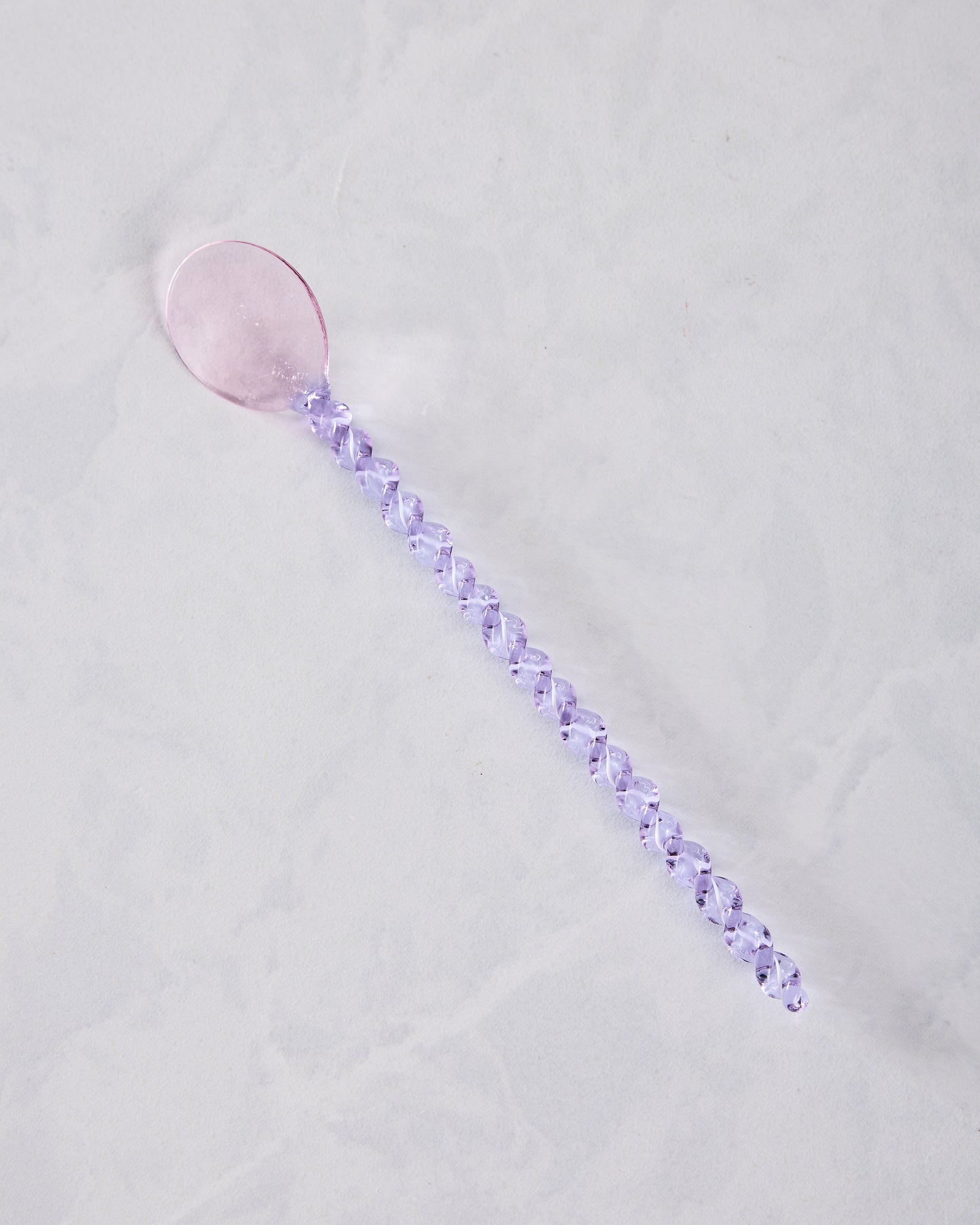Pink/Lilac - Glass Stirring Spoon - Kessellate - Printfresh