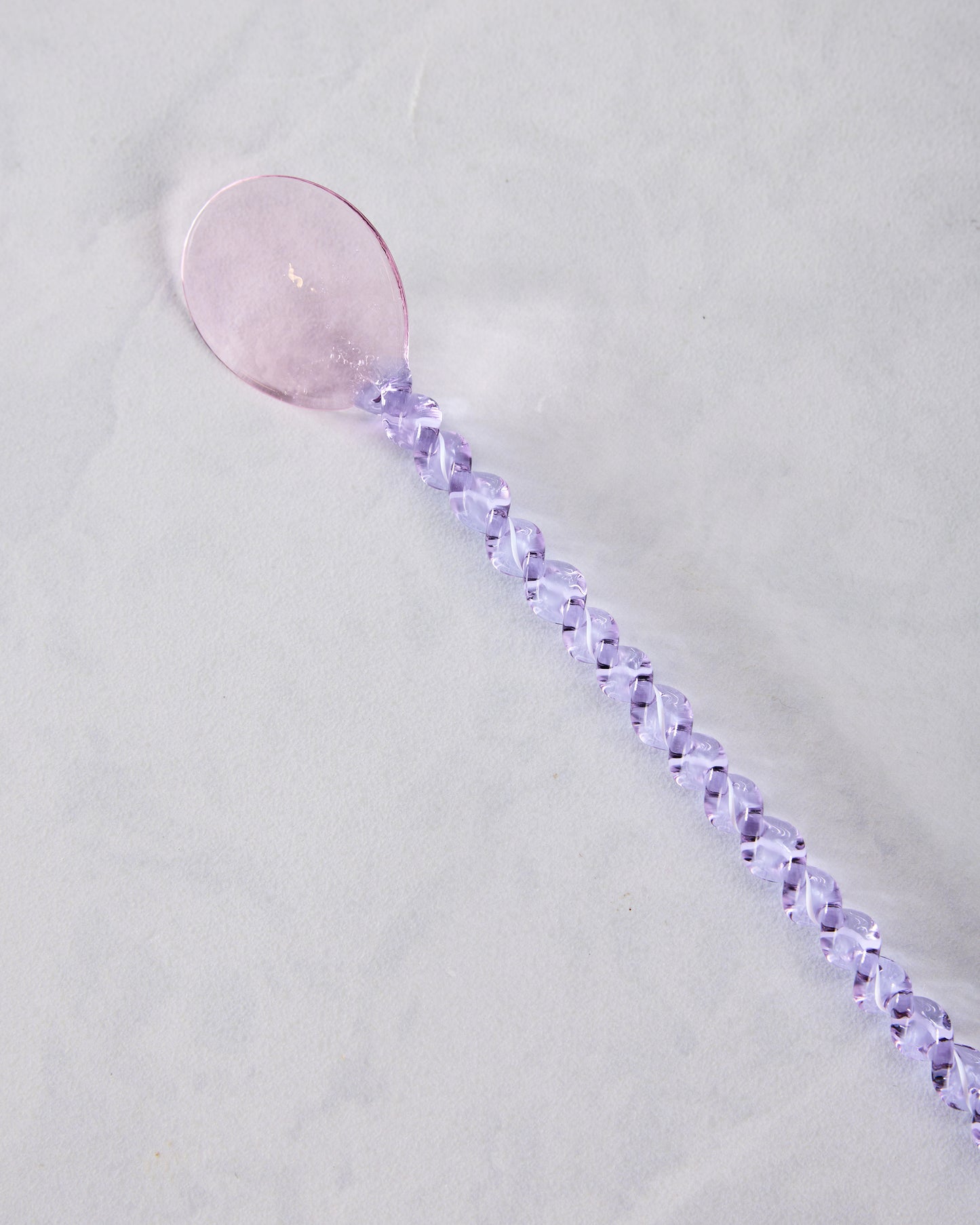 Pink/Lilac - Glass Stirring Spoon - Kessellate - Printfresh