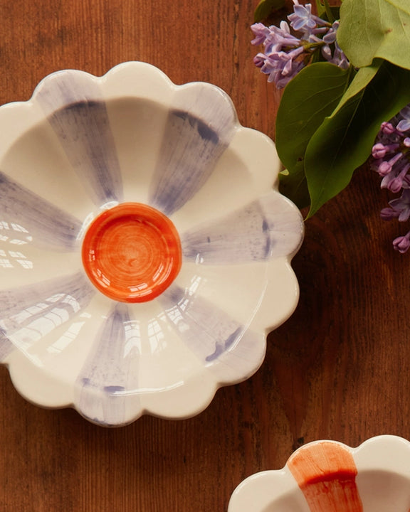 Lavender Combo - Hand Painted Ceramic Floral Dipping Bowl - RicebyRice - Printfresh