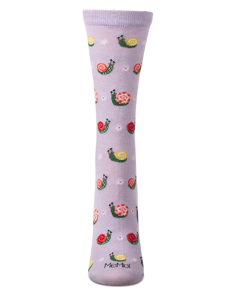 Lavender Combo - Snails Bamboo Crew - Infinity Classics - Printfresh