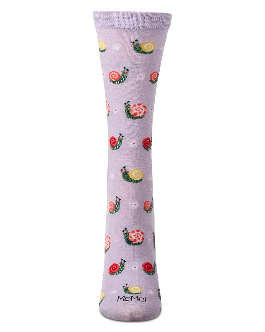 Lavender Combo - Snails Bamboo Crew - Infinity Classics - Printfresh