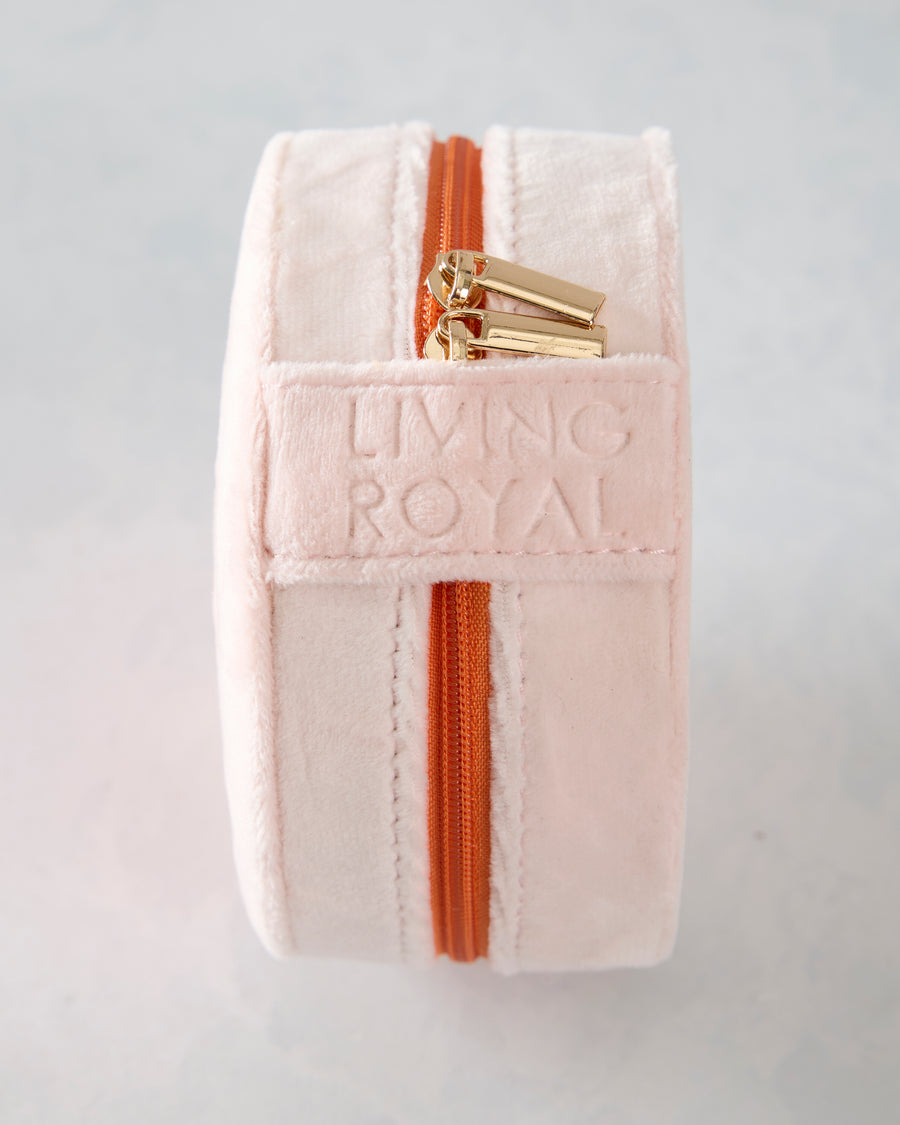 Cowgirl Pink - Velvet Jewelry Zip Case - Living Royal