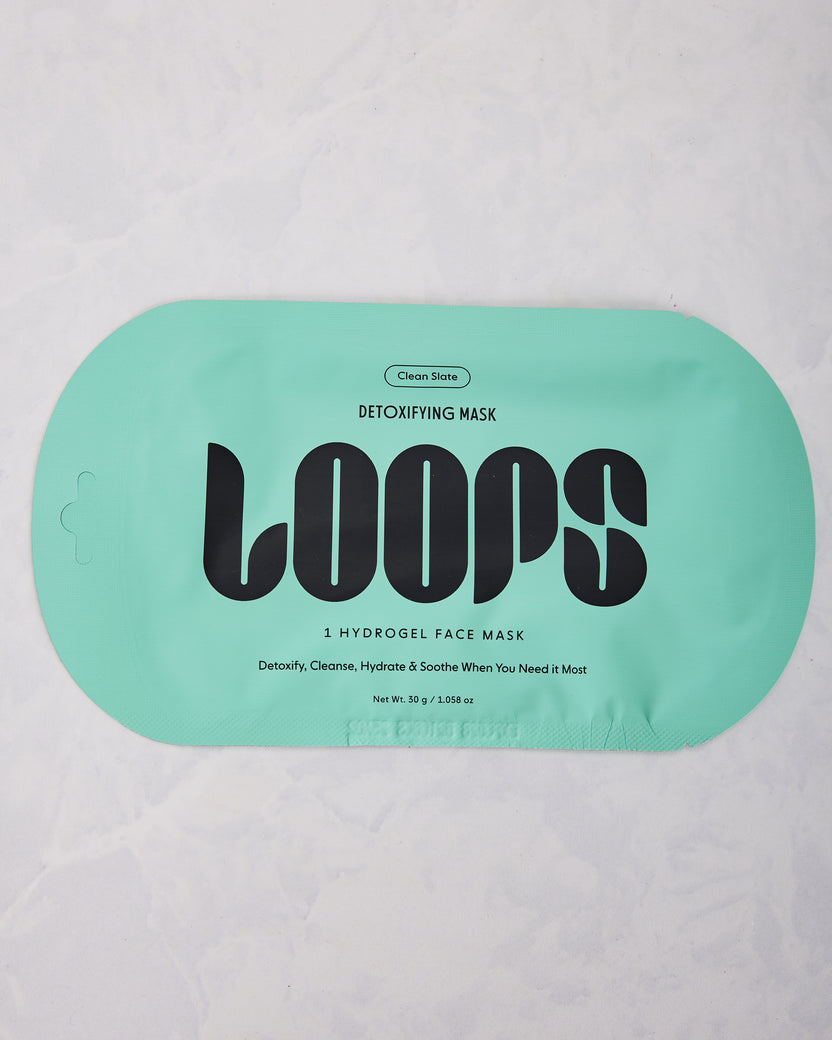 Teal - Loops Clean Slate Face Mask - Loops - Printfresh