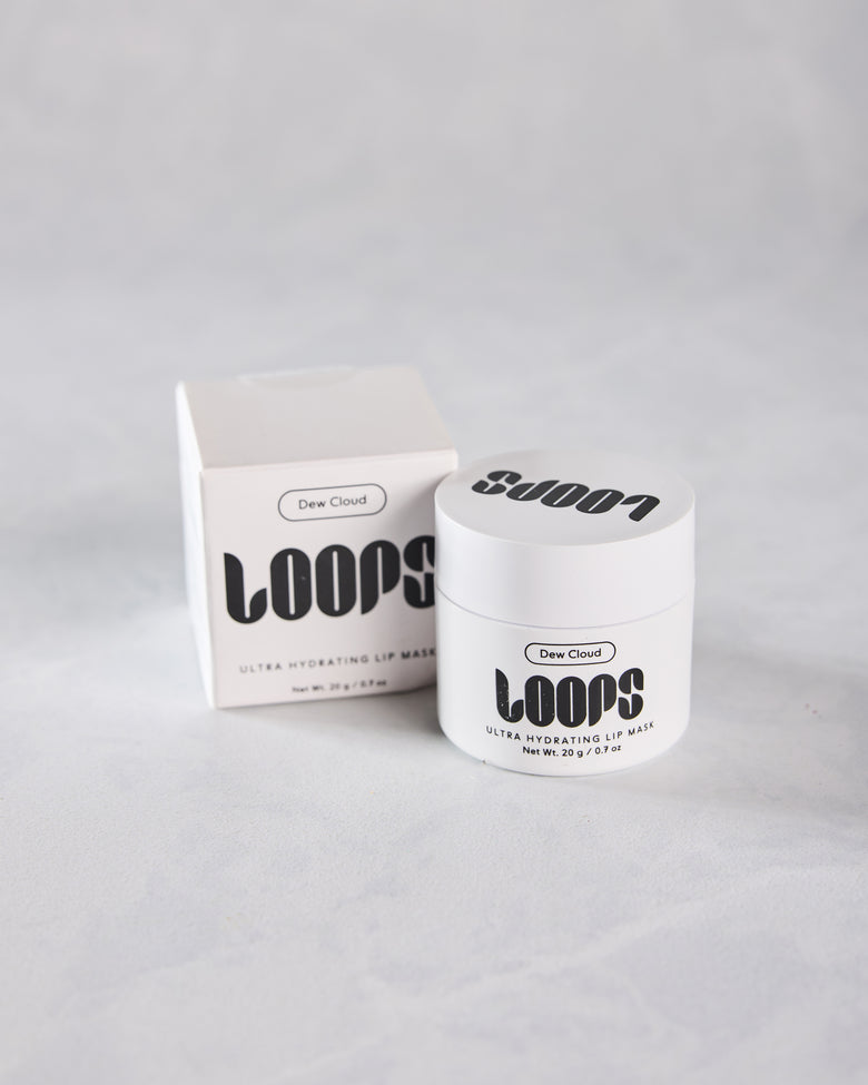 White - Loops Dew Cloud Lip Mask - Loops - Printfresh