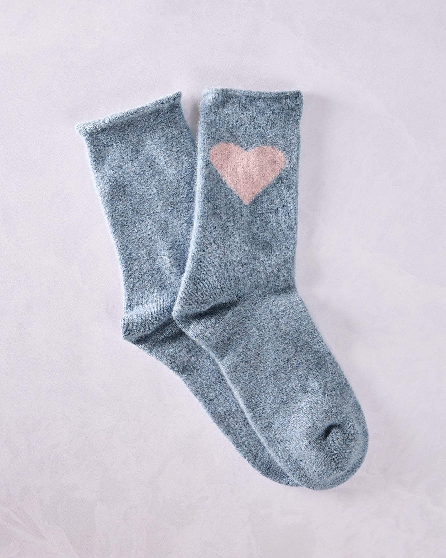 Denim - Love Cashmere Crew Sock - Hansel from Basel