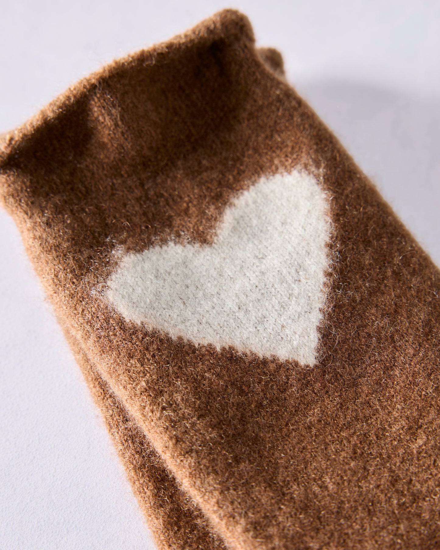 Brown - Love Cashmere Crew Sock - Hansel from Basel