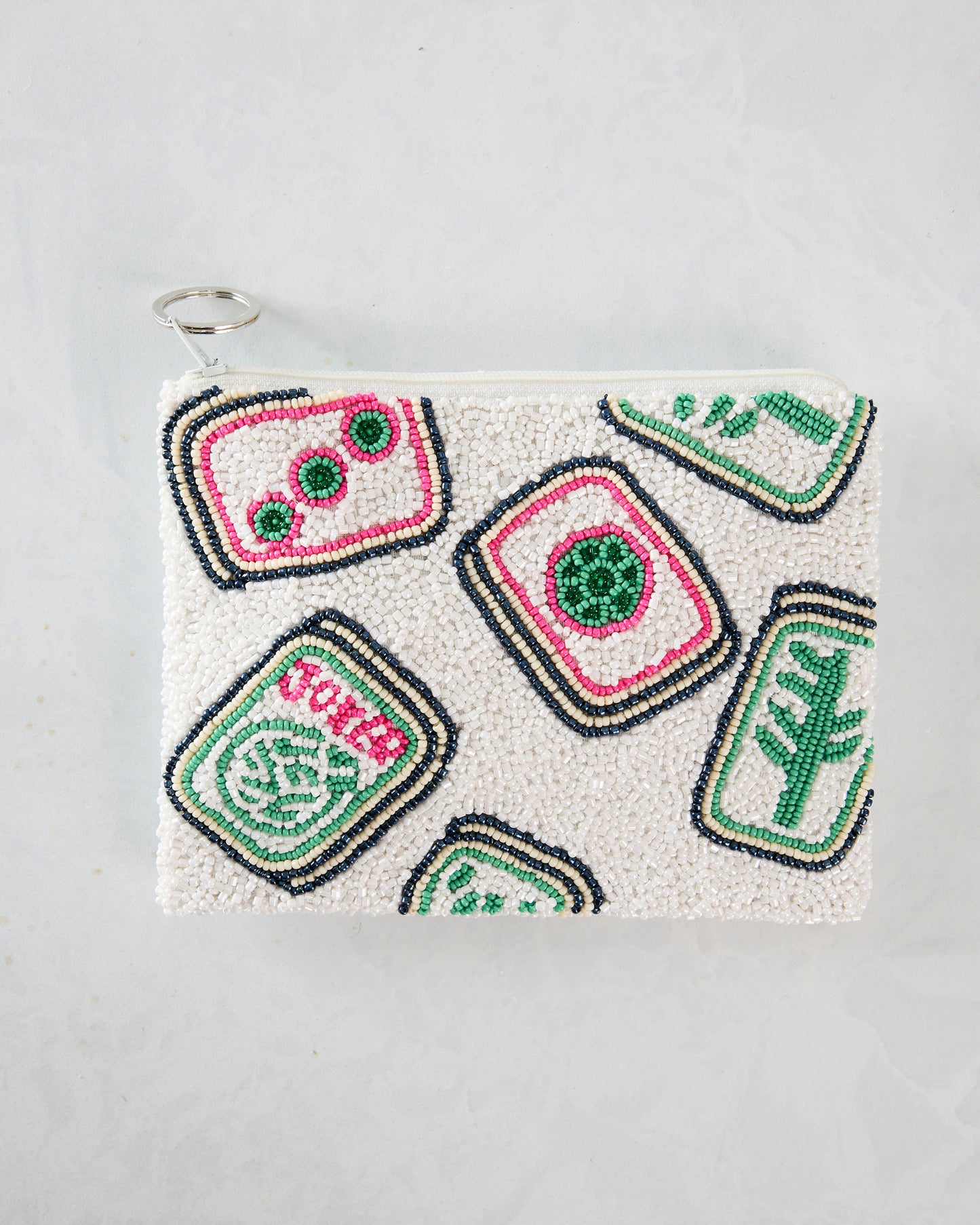 White - Mahjong Coin Purse - Tiana Designs