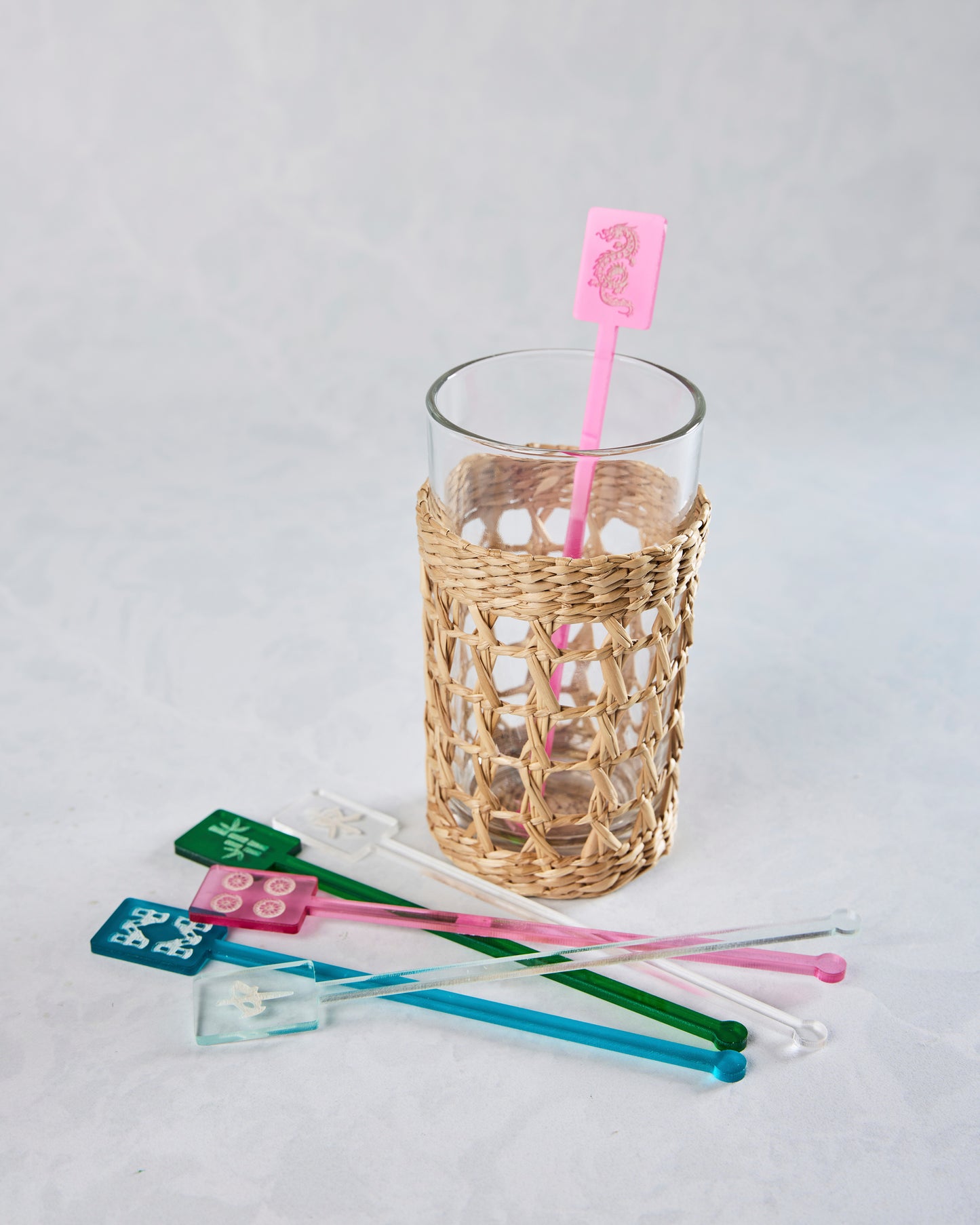 Multi - Mahjong Stir Stick Set - Lucky Lemon Paper Co. - Printfresh