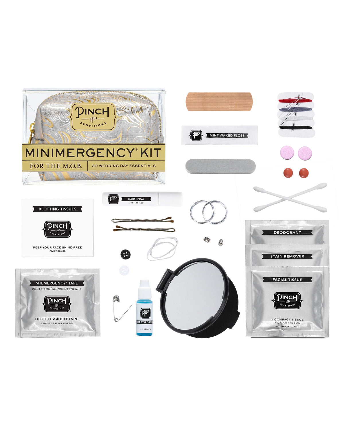 Metallic Swirl - Minimergency Kit for the Mother of the Bride - Pinch Provisions - Printfresh