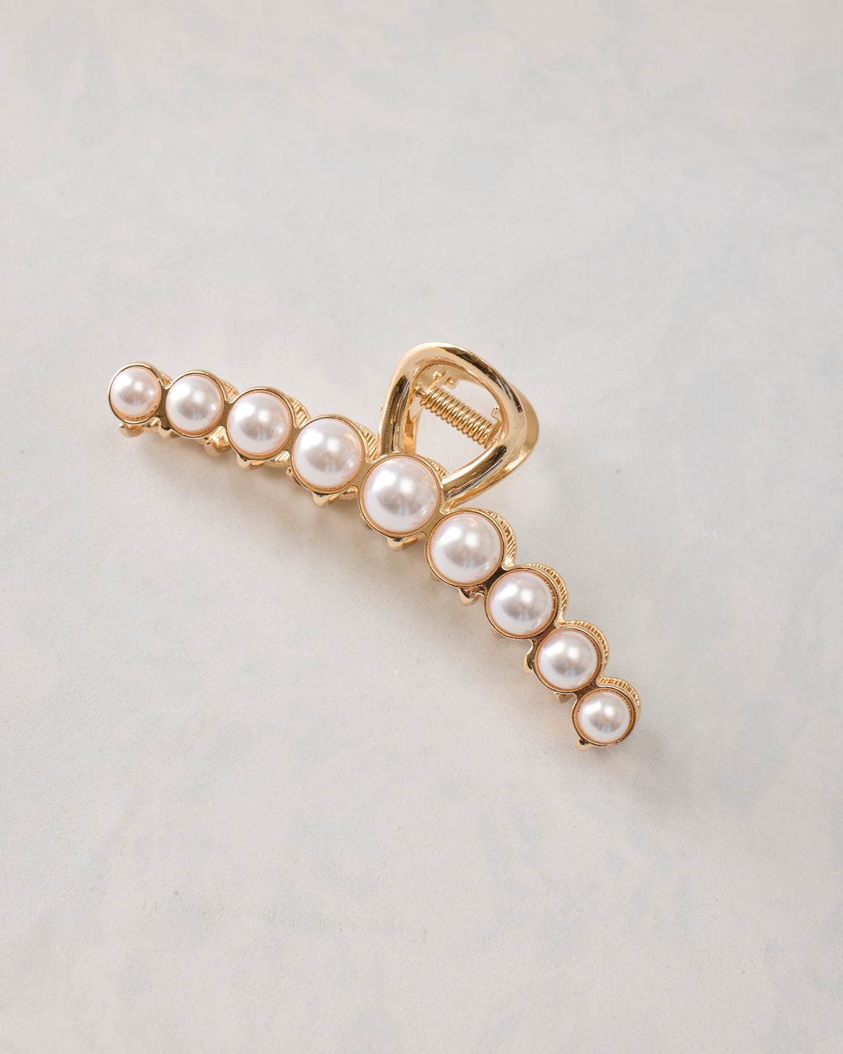 Gold Combo - Milano Pearl Claw Clip - L. Erickson - Printfresh