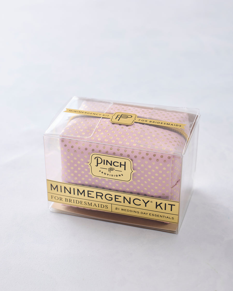 Pink Gold Dot - Minimergency Kit For Bridesmaids - Pinch Provisions