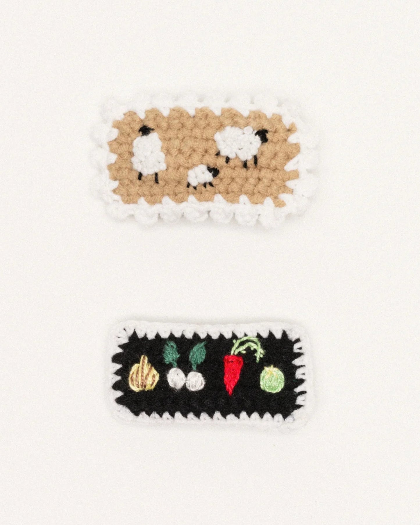 Multi - Farm Times Crochet Hair Clips - Hansel from Basel