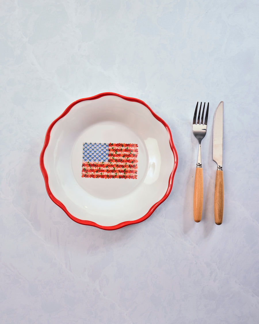 Multi - Americana Melamine Assorted Dessert Plates - Rifle Paper Co.