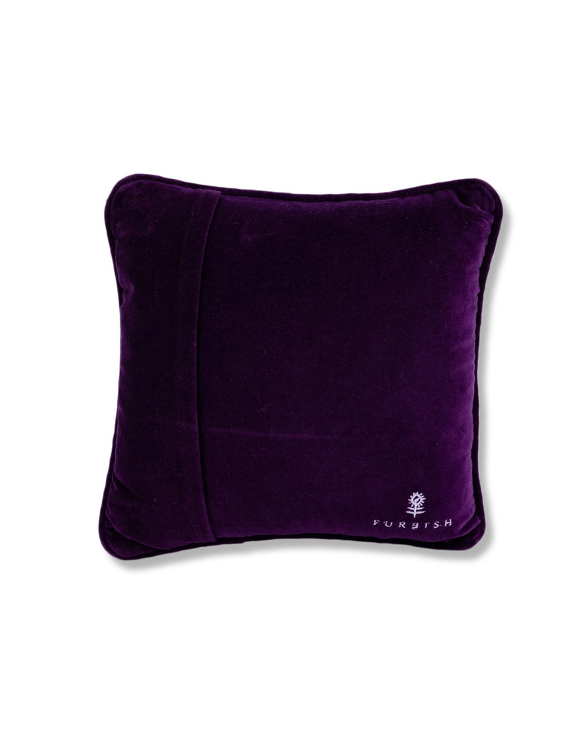 Multi - Flowers Needlepoint Pillow - Furbish - Printfresh