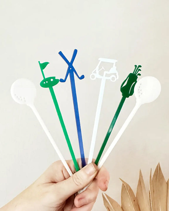Multi - Golf Par-Tee Stir Stick Set - Lucky Lemon Paper Co. - Printfresh
