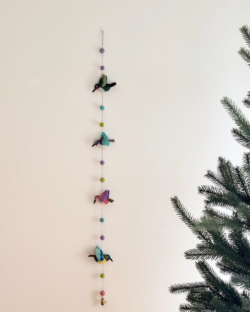 Multi - Hummingbird Garland - Ganapati - Printfresh