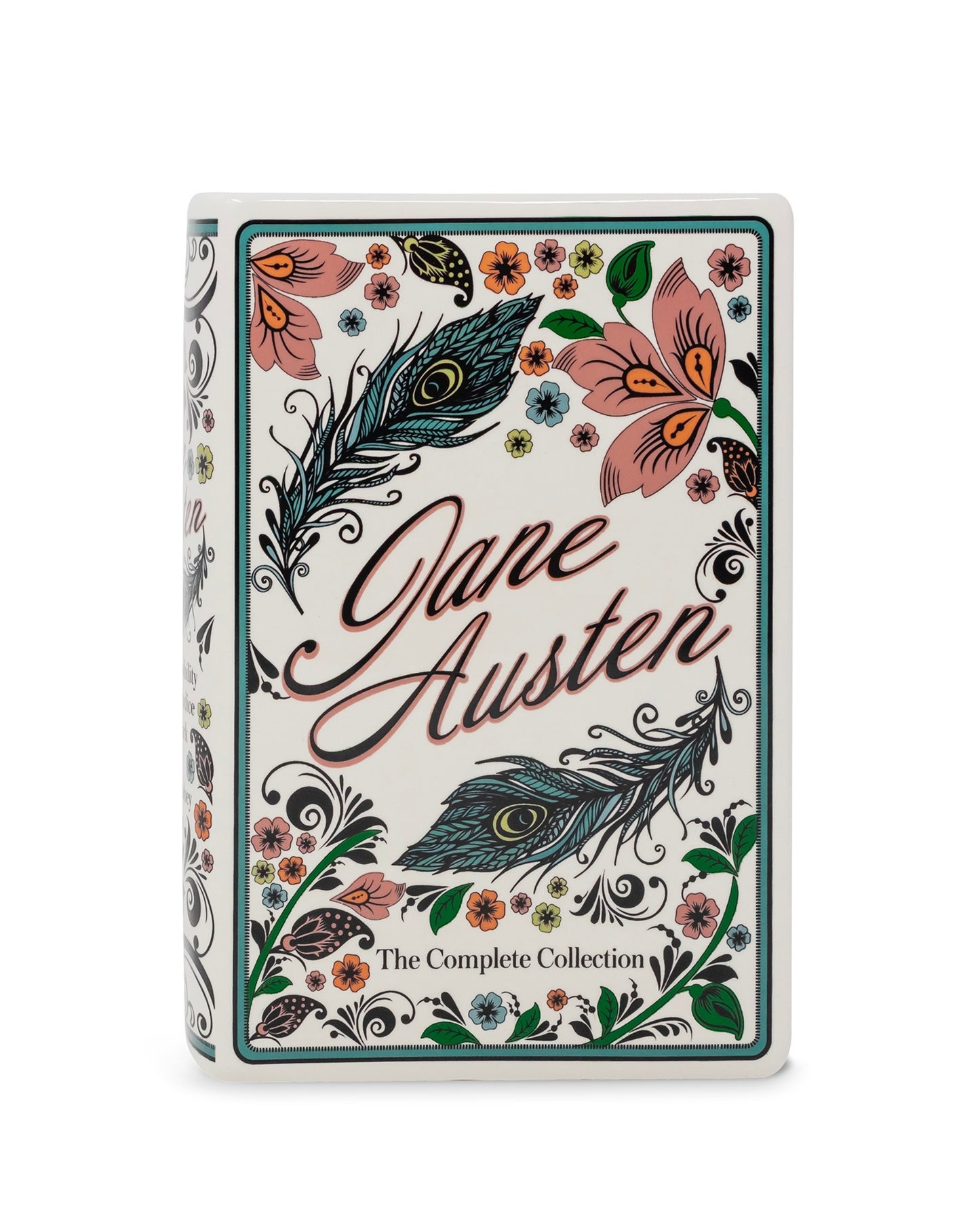 Multi - Jane Austen Book Vase - Steel Mill and Co.
