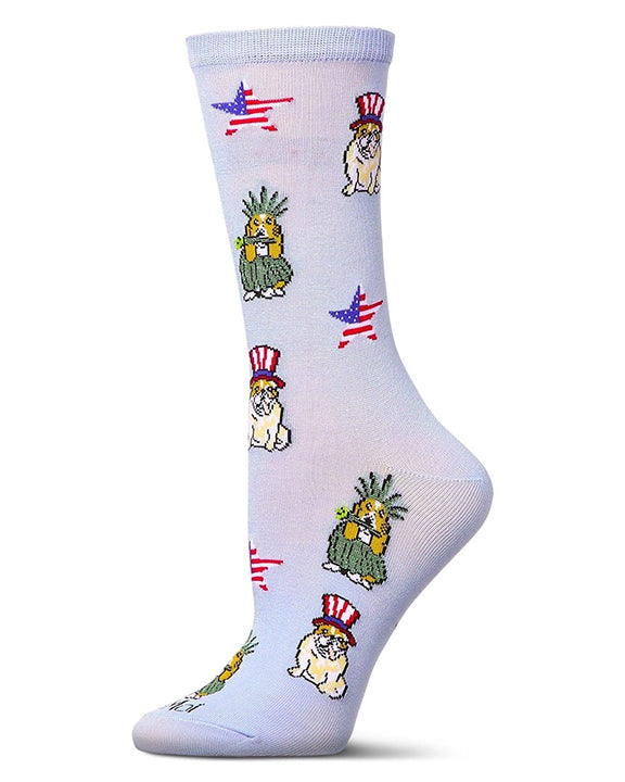 Multi - Patriotic Dog Socks - Infinity Classics - Printfresh
