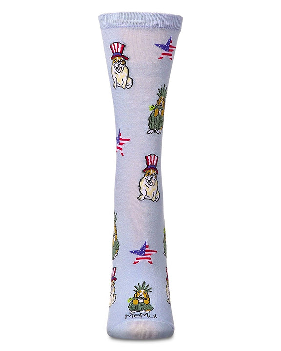 Multi - Patriotic Dog Socks - Infinity Classics - Printfresh